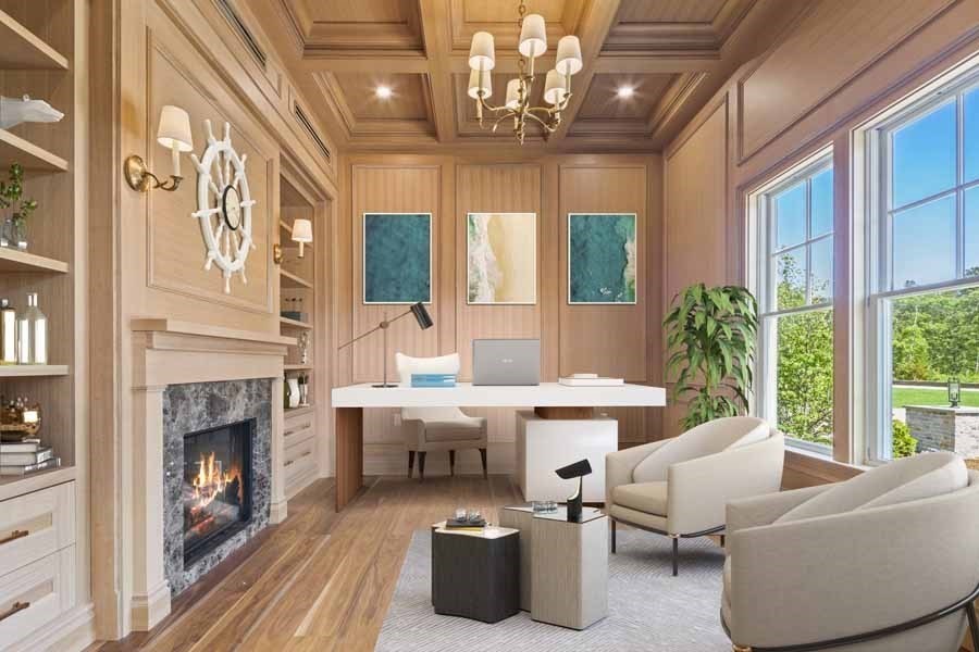 160 Peppercorn Lane Barnstable, MA 02635 - Photo 9 of 11 a view of a livingroom with furniture and a fireplace