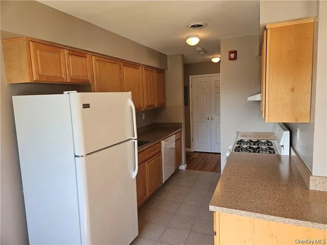 a kitchen with a refrigerator a stove top oven a sink and dishwasher