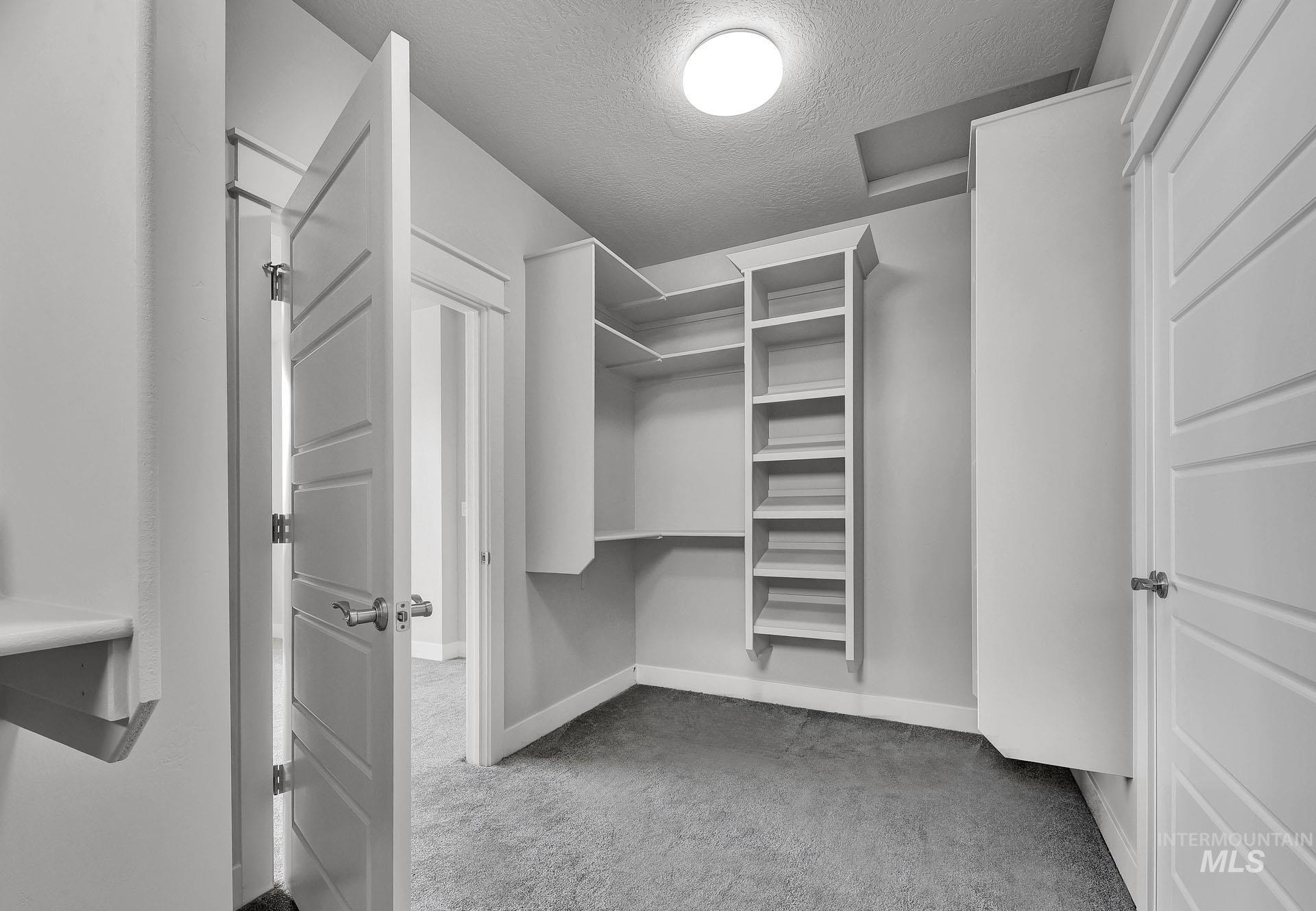 1183 West Recess Way Kuna, ID 83634 - Photo 4 of 4 Spacious closet with light carpet and attic access