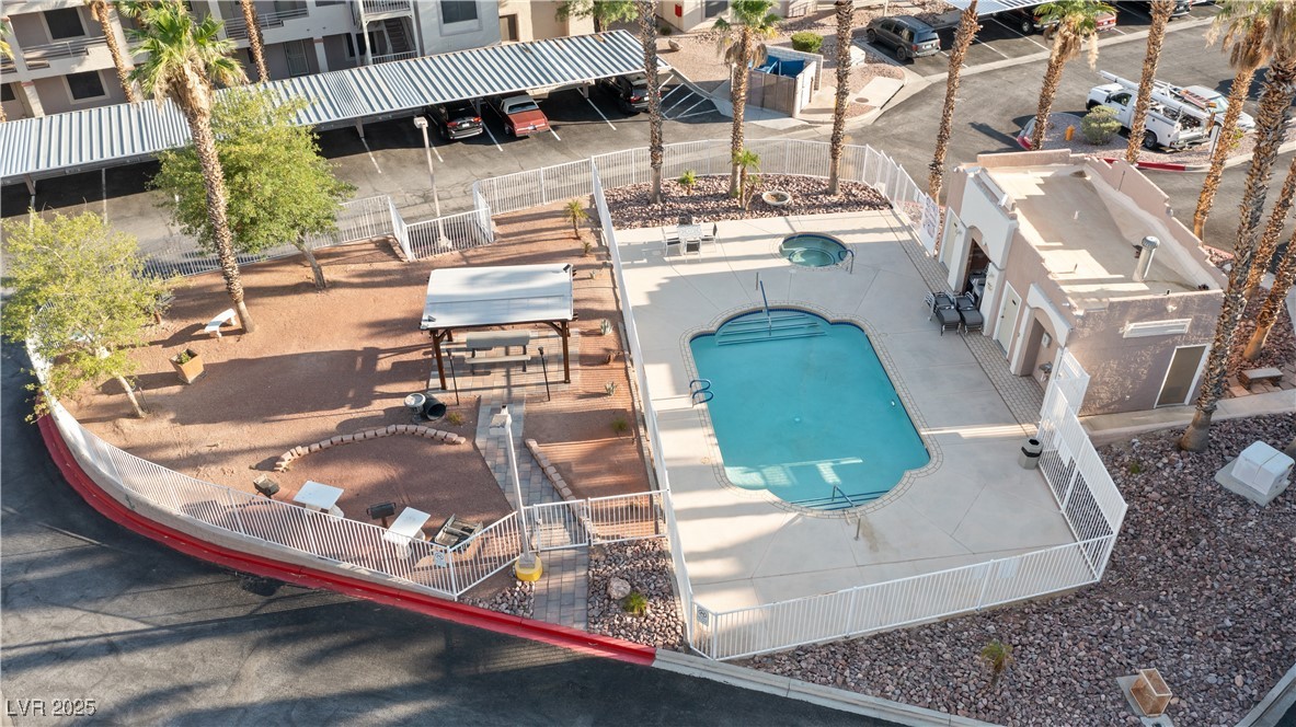 2028 Mesquite Lane, Unit 302 Laughlin, NV 89029 - Photo 42 of 60 View of one of 2 community swimming pools with BBQ area and hot tub