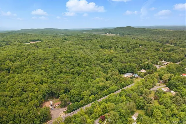 a view of a city with an ocean