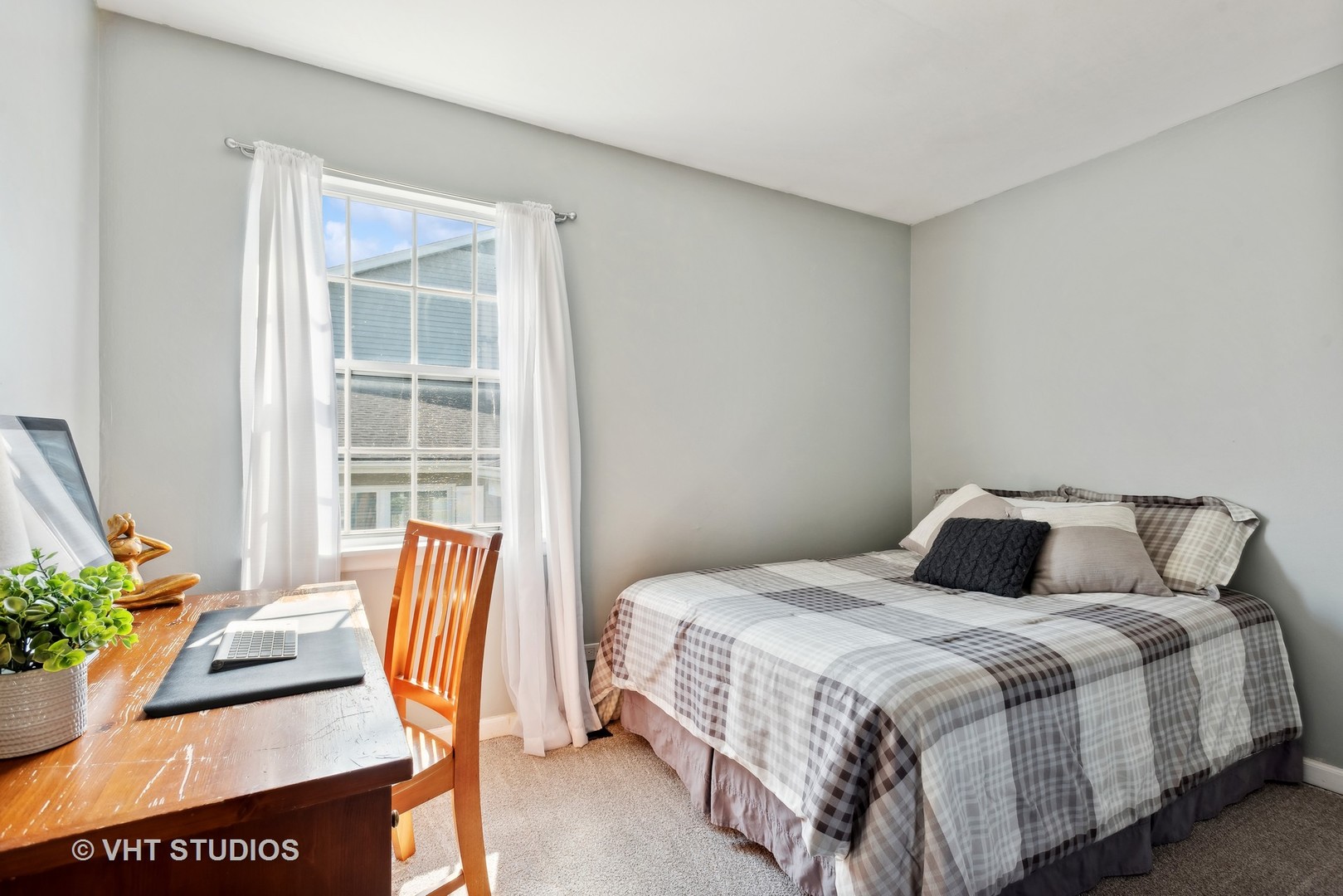 1651 Timber Trail Wheaton, IL 60189 - Photo 12 of 26 a bedroom with a bed and wooden floor