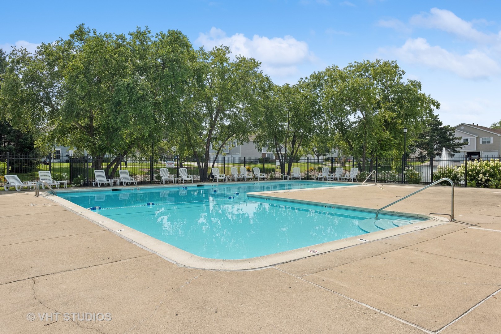 1651 Timber Trail Wheaton, IL 60189 - Photo 20 of 26 a view of a swimming pool with a yard