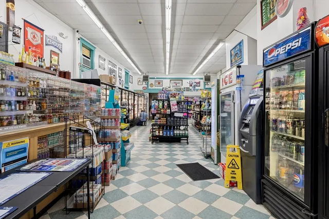 a car parked in front of building