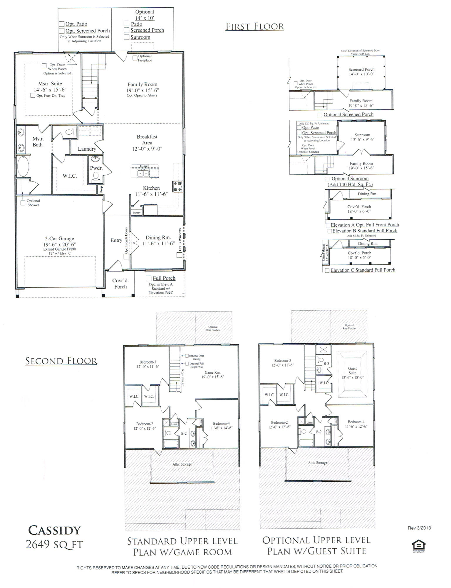 538 Pendleton Drive Moncks Corner, SC 29461 - Photo 38 of 38 Palmettos Cassidy Floor Plan