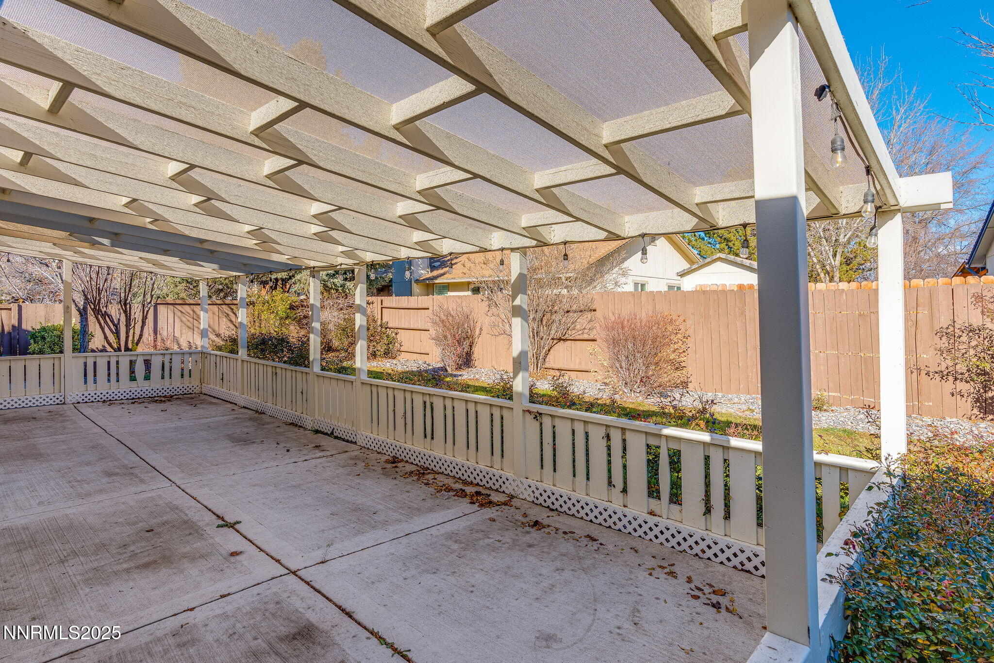1266 Junction Drive Sparks, NV 89434 - Photo 27 of 32 a view of a porch with wooden fence