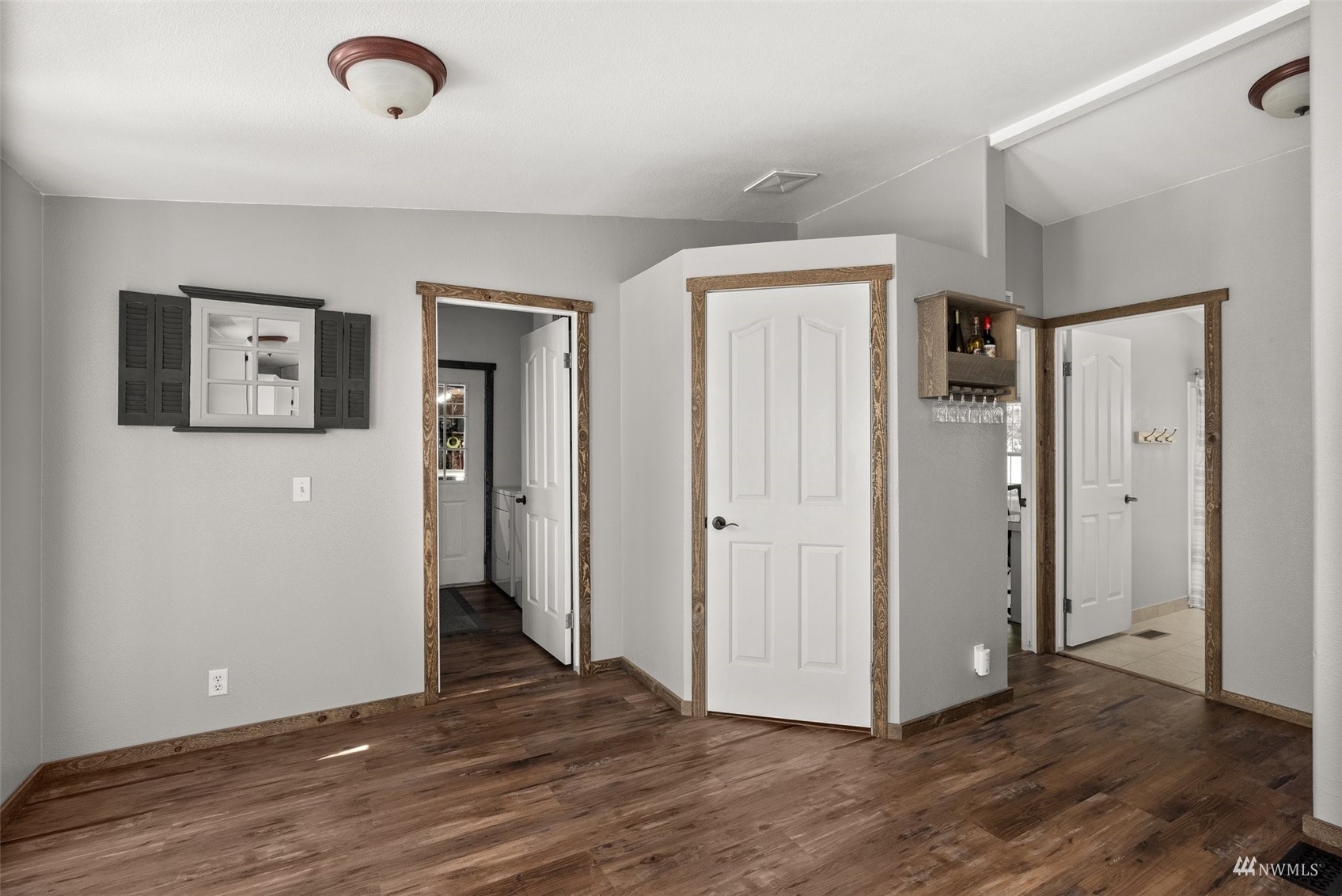182 Holgate Lane Chehalis, WA 98532 - Photo 16 of 38 a view of a livingroom with wooden floor and closet