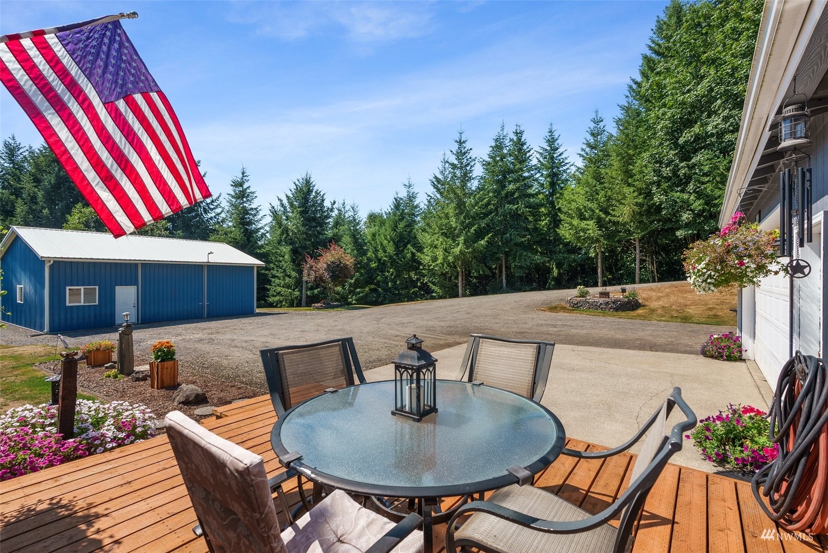 182 Holgate Lane Chehalis, WA 98532 - Photo 26 of 38 a balcony with table and chairs