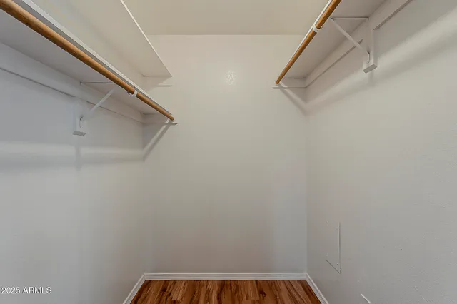 a view of walk in closet