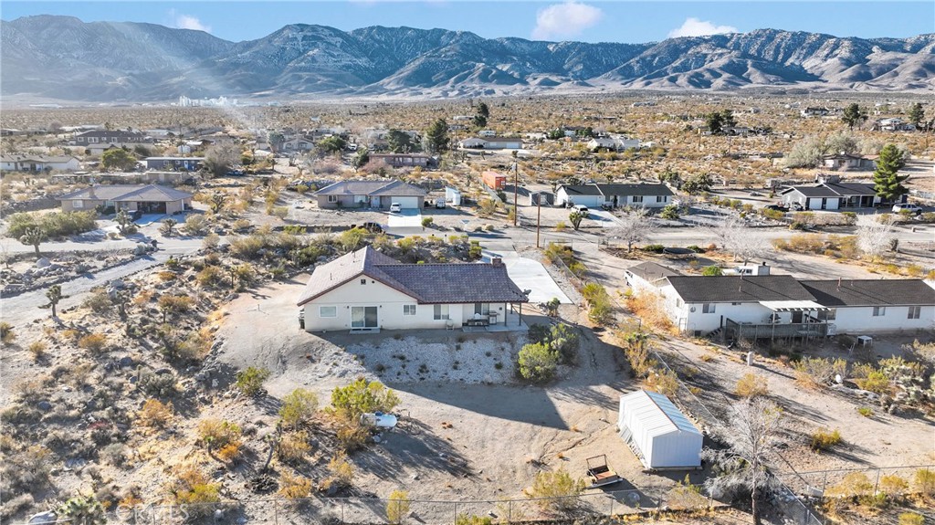 32758 Spinel Road Lucerne Valley, CA 92356 - Photo 37 of 40 an aerial view of residential houses with outdoor space