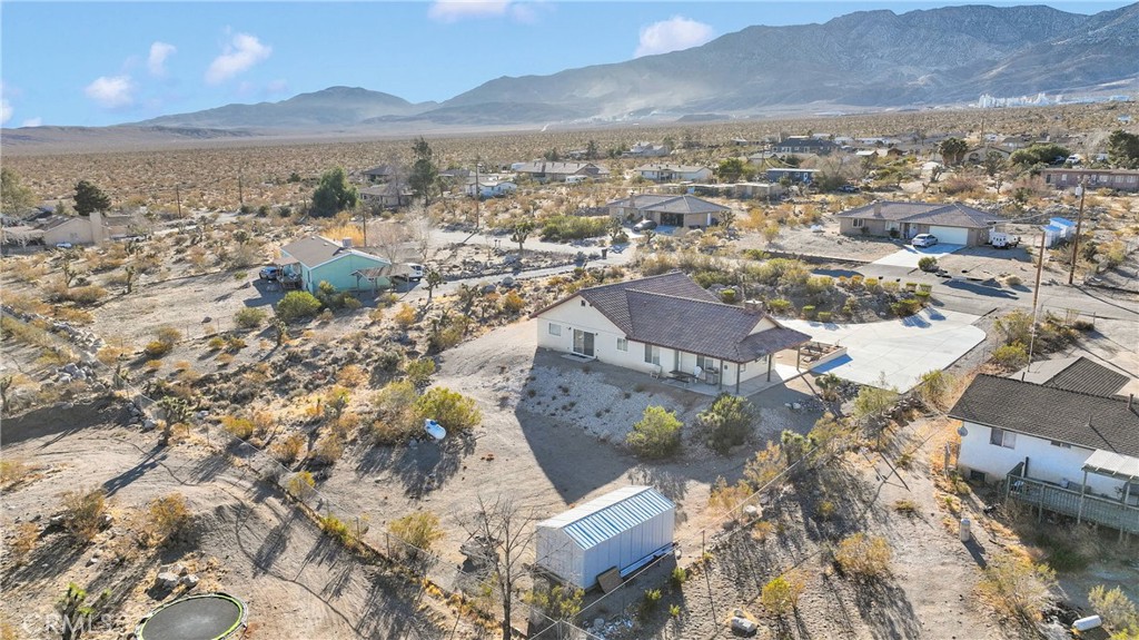 32758 Spinel Road Lucerne Valley, CA 92356 - Photo 38 of 40 an aerial view of residential houses with outdoor space