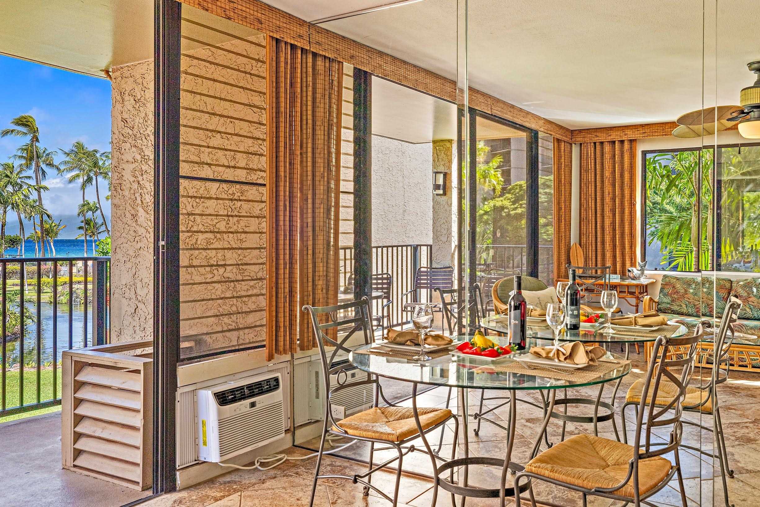 3543 Lower Honoapiilani Road, Unit H201 Lahaina, HI 96761 - Photo 5 of 31 a view of living room with furniture and floor to ceiling window