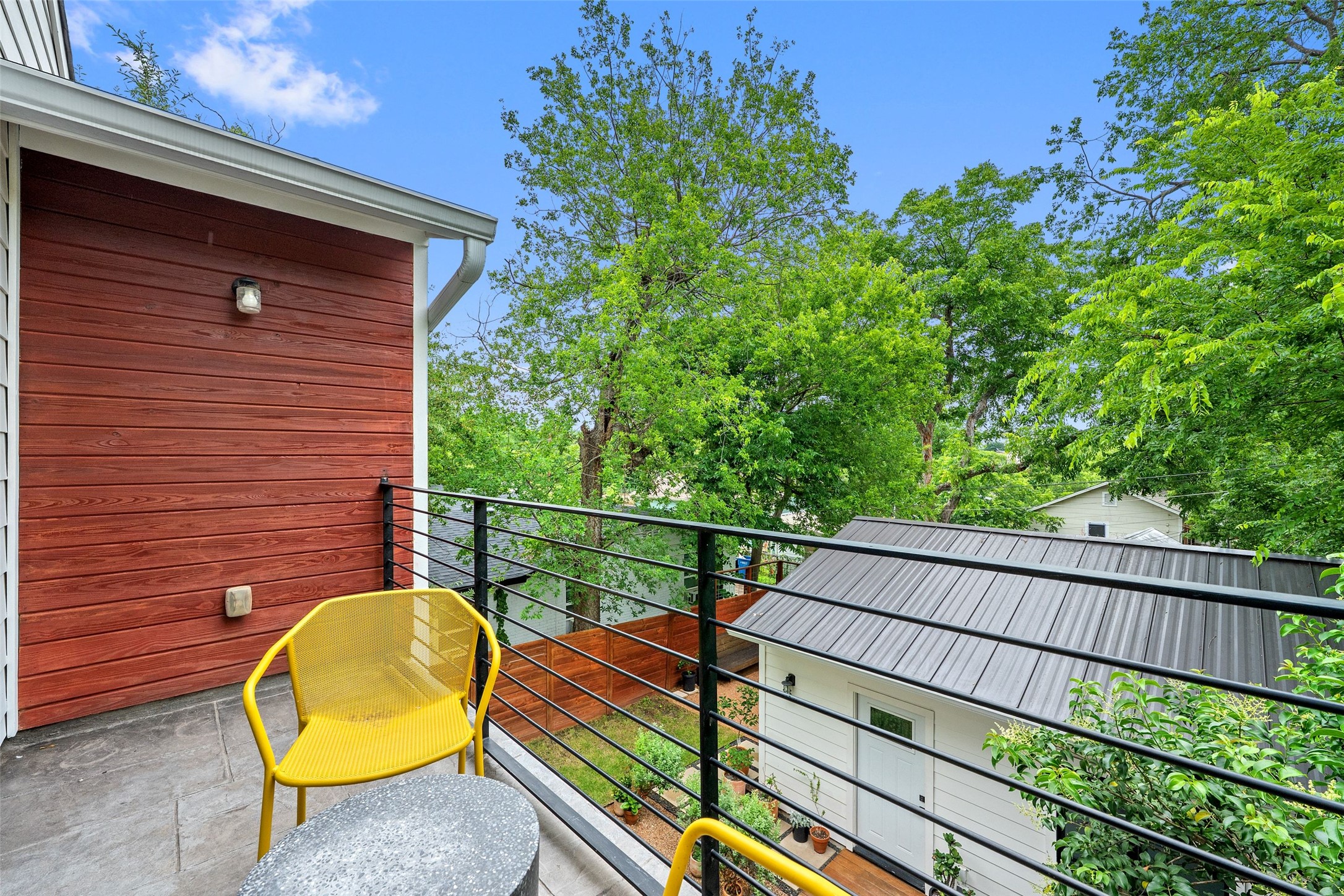 4615 Depew Avenue Austin, TX 78751 - Photo 14 of 40 Private balcony off of main bedroom