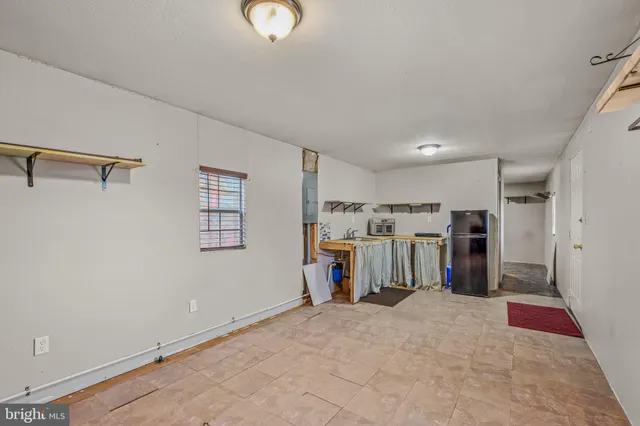 a view of a room with furniture