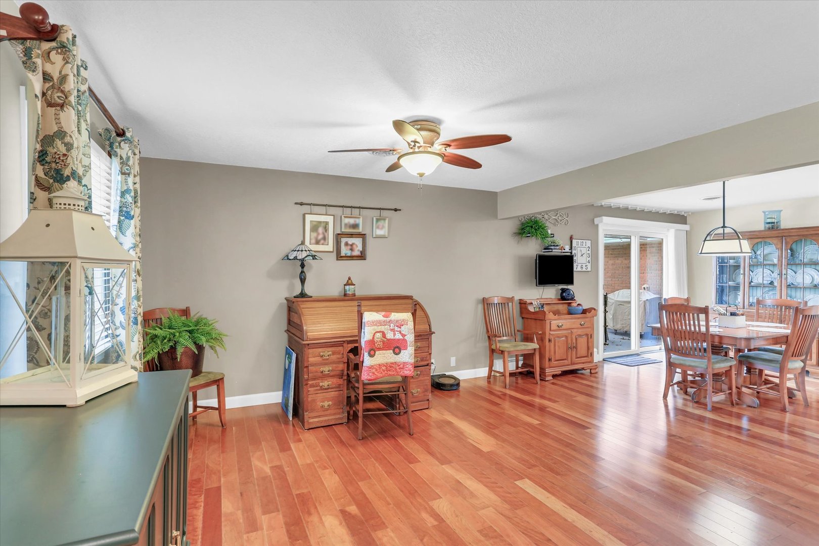 106 Cherry Drive Fithian, IL 61844 - Photo 11 of 39 a living room with furniture and a wooden floor