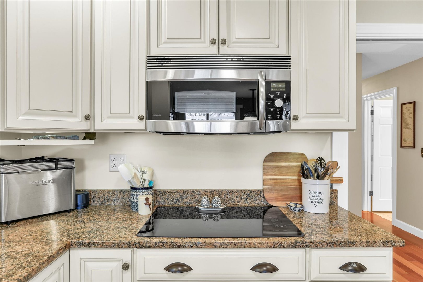 106 Cherry Drive Fithian, IL 61844 - Photo 17 of 39 a kitchen with granite countertop cabinets and a stove