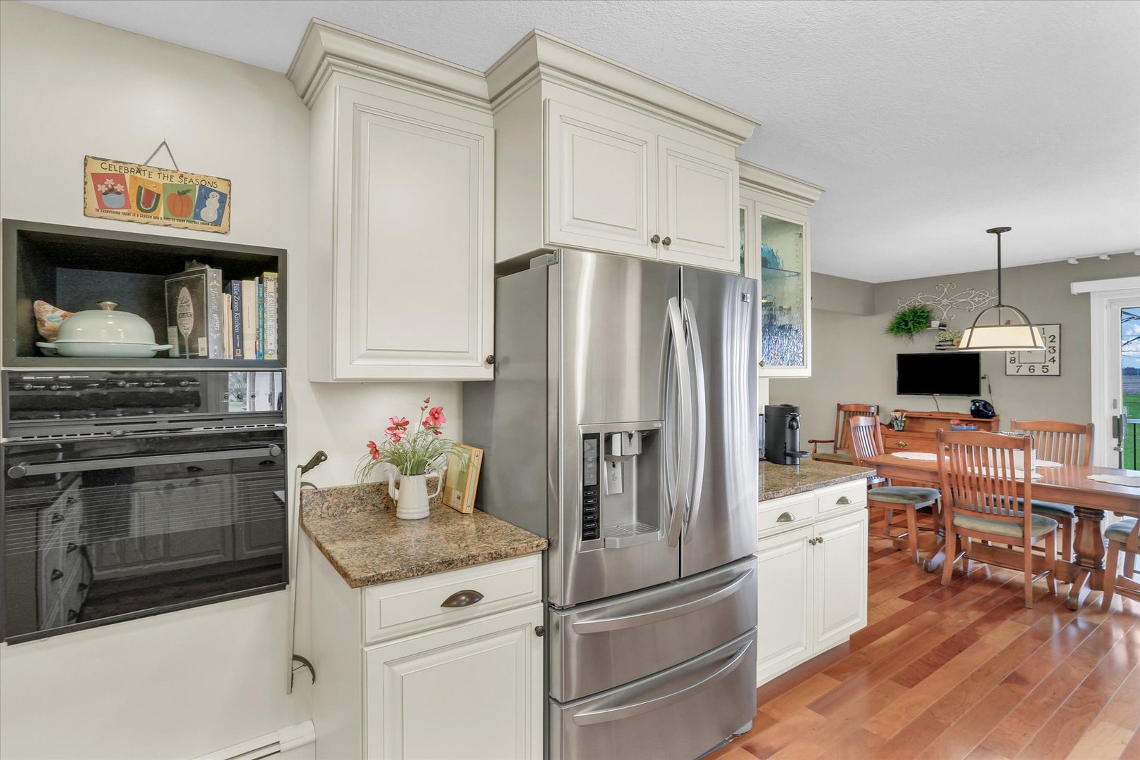 106 Cherry Drive Fithian, IL 61844 - Photo 18 of 39 a kitchen with stainless steel appliances a refrigerator and a stove top oven