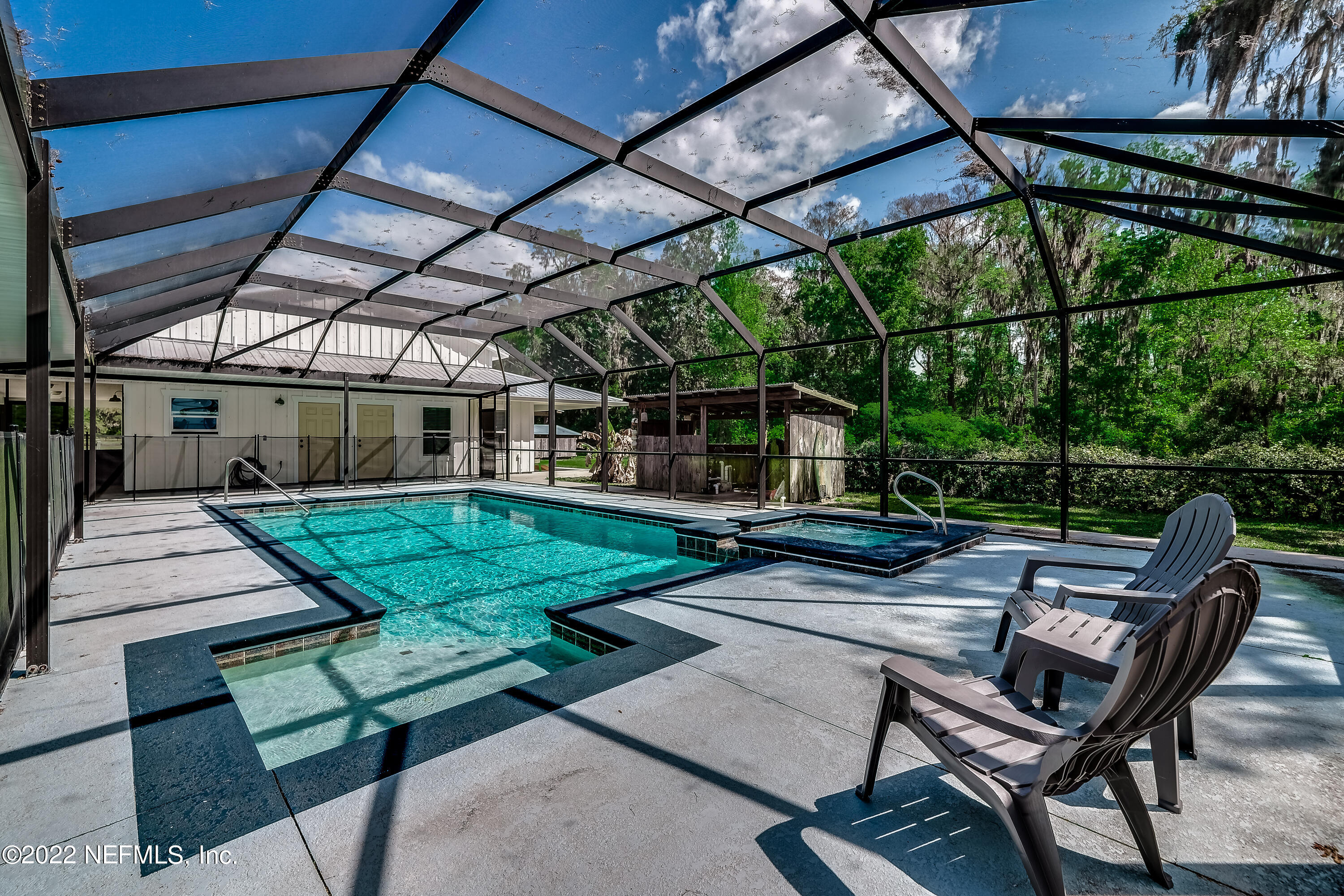 541 Federal Point Road East Palatka, FL 32131 - Photo 40 of 75 a view of a backyard with sitting area