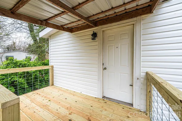 a view of a backyard of a house
