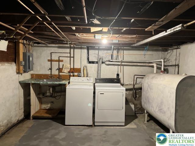 32 Powell Street Lansford, PA 18232 - Photo 12 of 12 a utility room with dryer and washer