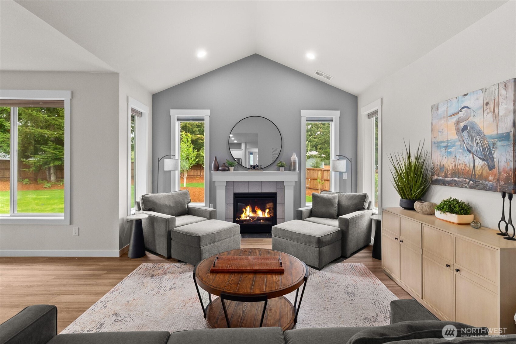 32 Coyote Road Montesano, WA 98563 - Photo 3 of 37 a living room with furniture and a fireplace