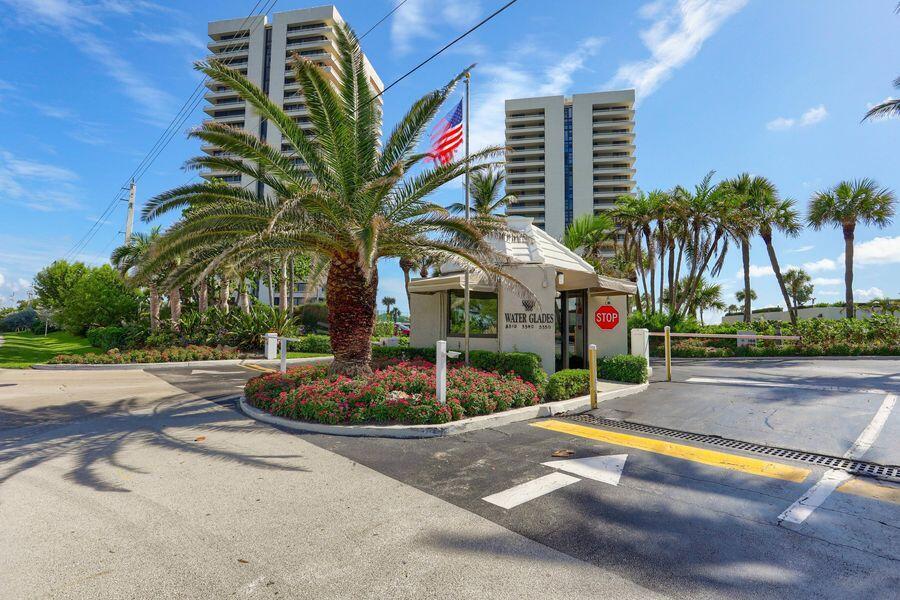 5550 North Ocean Drive, Unit 3C Riviera Beach, FL 33404 - Photo 42 of 67 SECURITY GATE