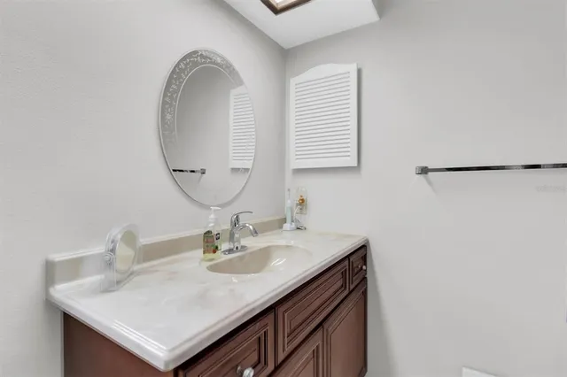 a view of a lake with houses