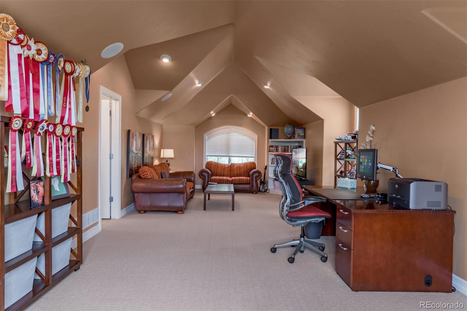 2671 Ranch Reserve Ridge Westminster, CO 80234 - Photo 26 of 35 a living room with furniture and a gym equipment
