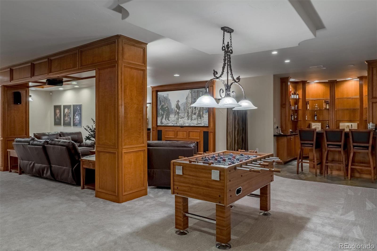 2671 Ranch Reserve Ridge Westminster, CO 80234 - Photo 28 of 35 a dining room with furniture a chandelier and window