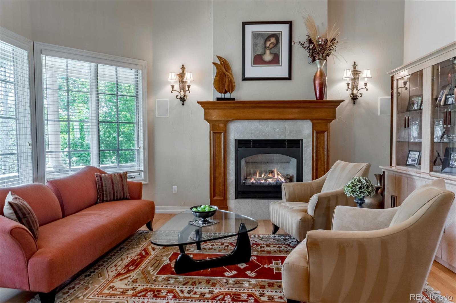 2671 Ranch Reserve Ridge Westminster, CO 80234 - Photo 5 of 35 a living room with furniture and a fireplace