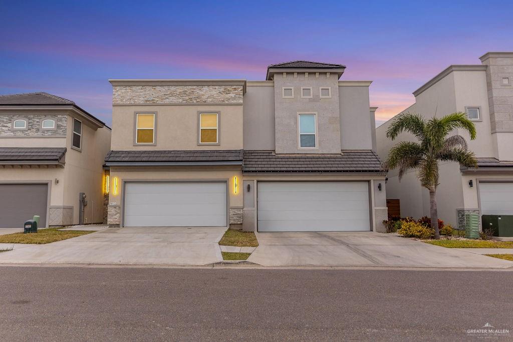 a building view with a outdoor space