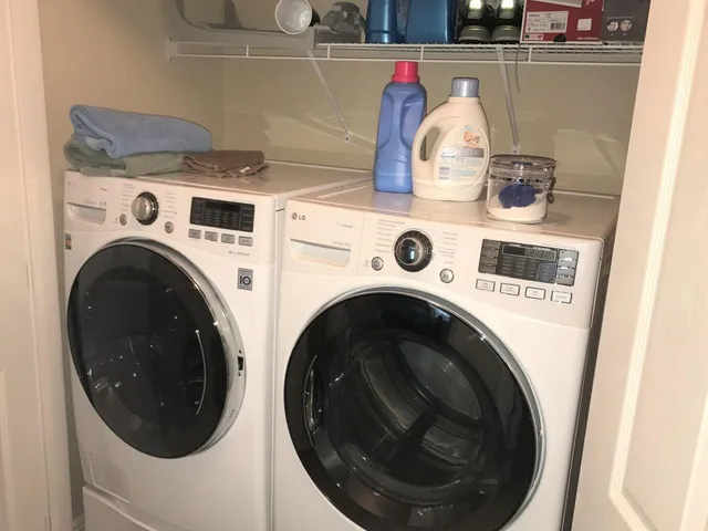 a view of outdoor space with palm trees