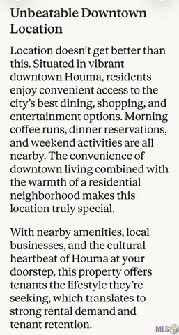 $275,000 | 813 Wood Street, Houma, LA 70360