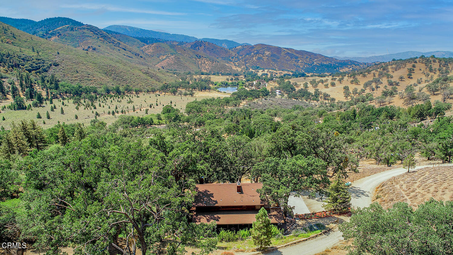 17724 Pigeon Springs Road Tehachapi, CA 93561 - Photo 50 of 59 an aerial view of a house with a garden