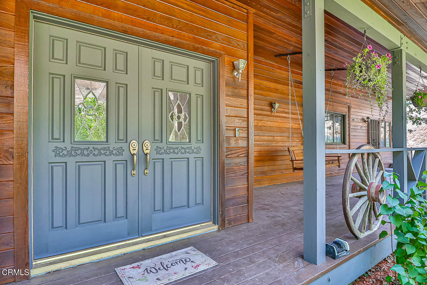 17724 Pigeon Springs Road Tehachapi, CA 93561 - Photo 8 of 59 front view of a house with a glass door