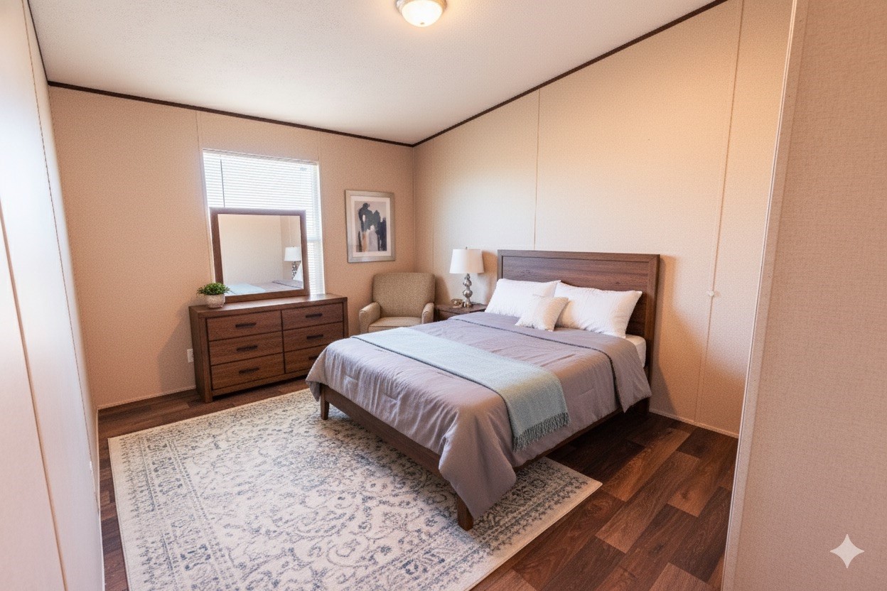 6945 Seawillow Road Lockhart, TX 78644 - Photo 13 of 22 a bedroom with a bed a dresser and a window