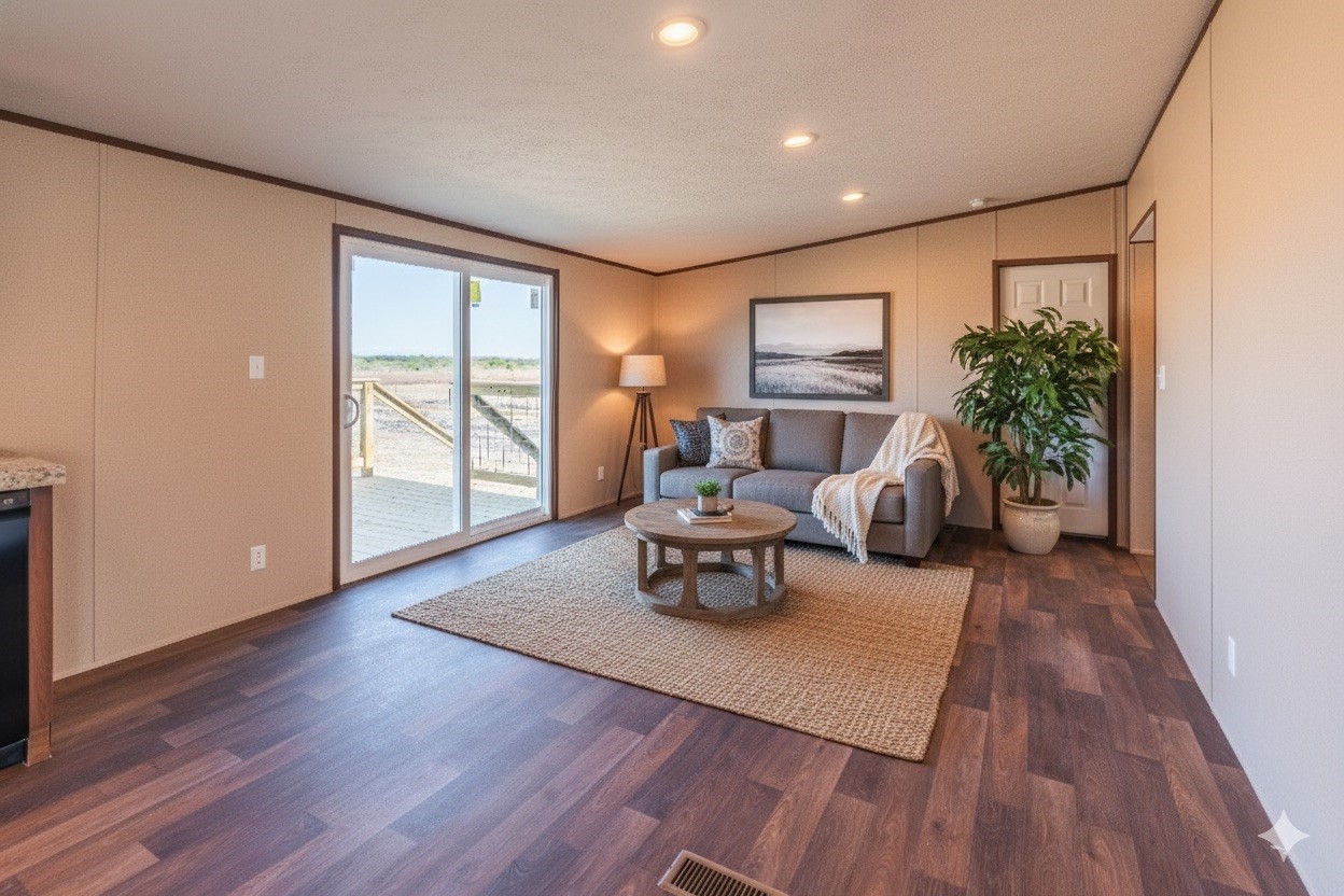 6945 Seawillow Road Lockhart, TX 78644 - Photo 6 of 22 a living room with furniture and a wooden floor