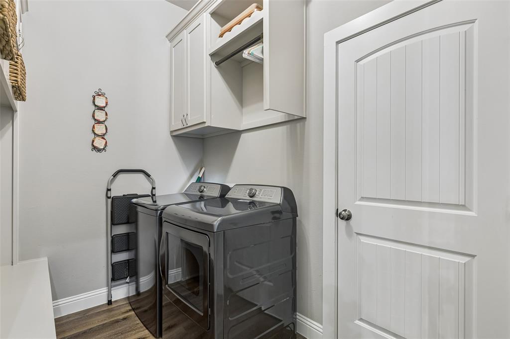 108 Maverick Lane Pilot Point, TX 76258 - Photo 15 of 27 Dedicated laundry area featuring wood-finish flooring