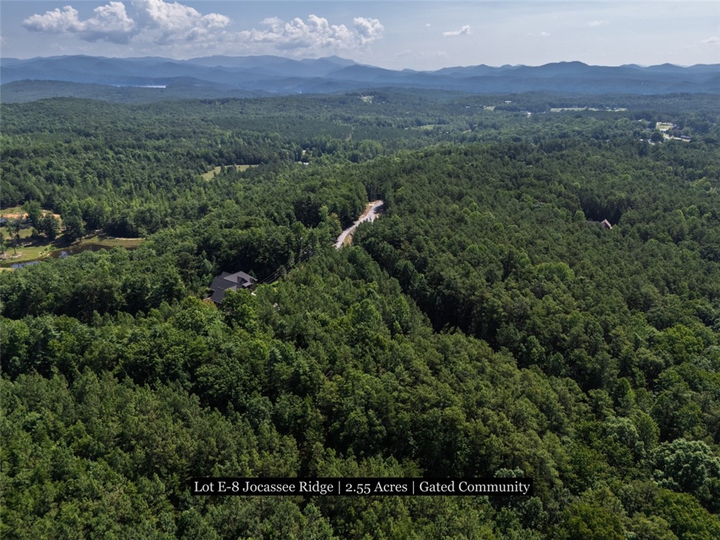 231 Jocassee Ridge Way Salem, SC 29676 - Photo 4 of 15 Vast, verdant forest expanses meet distant mountain ranges under a clear, open sky.