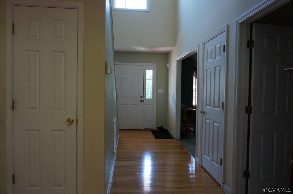 5520 Takach Road Prince George, VA 23875 - Photo 6 of 24 a view of a hallway with wooden floor