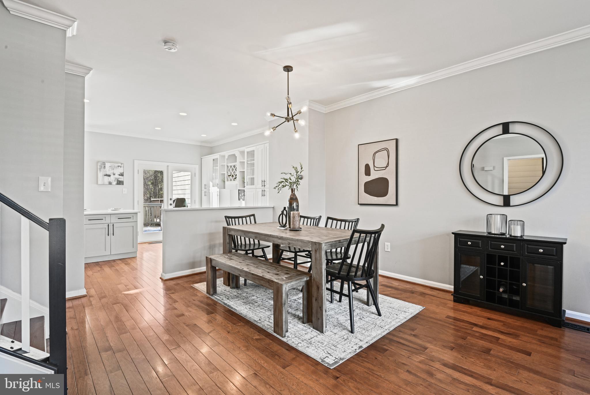 1271 Weatherstone Court Reston, VA 20194 - Photo 8 of 43 a living room with furniture and a wooden floor