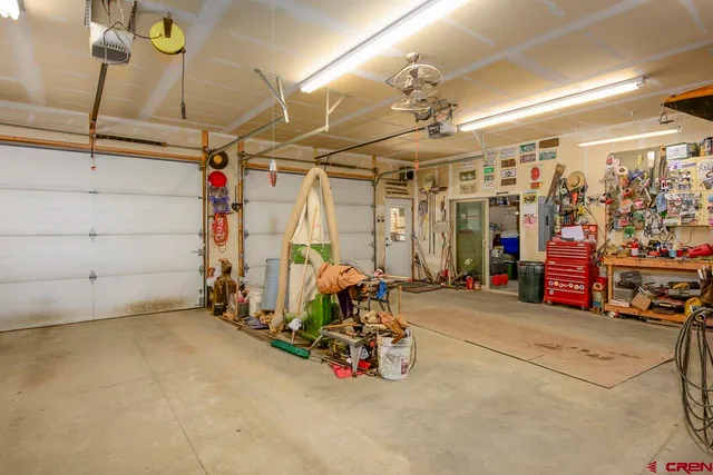 a view of storage in a room