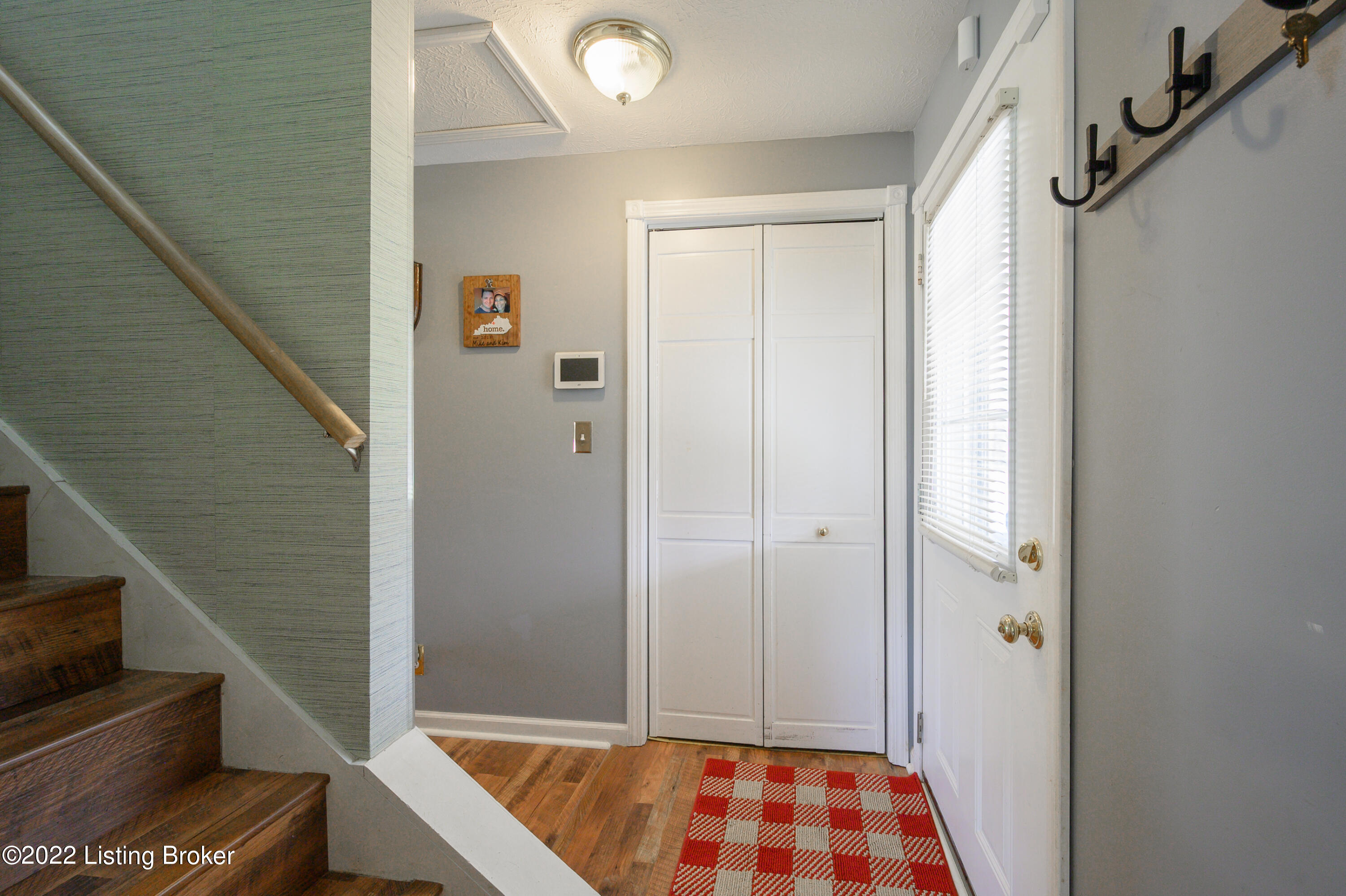 2929 Lagrange Road Smithfield, KY 40068 - Photo 20 of 37 A hall closet, the stairs, and access to the backyard are available right off the kitchen