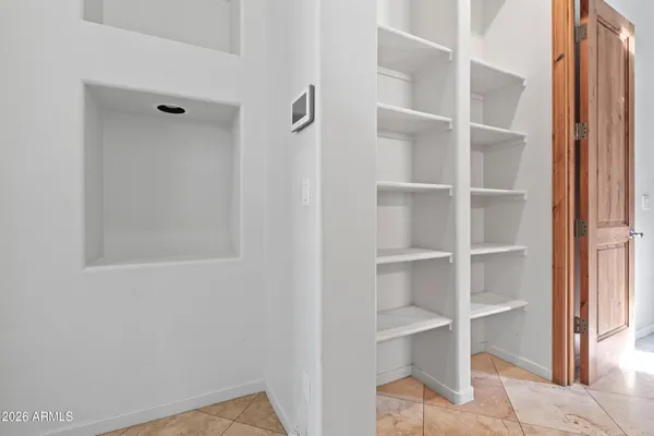 a view of a walk in closet