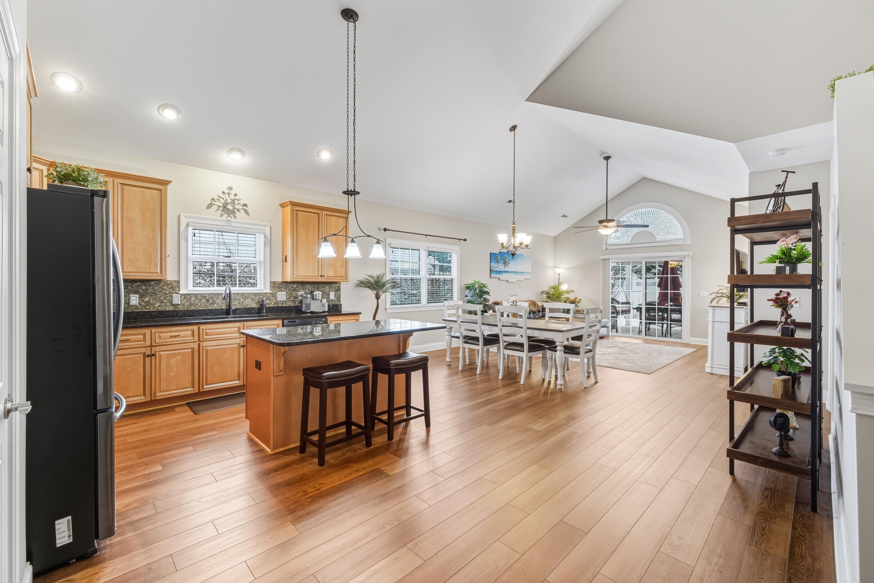 470 Callaway Circle Harrisonburg, VA 22801 - Photo 2 of 73 a kitchen with stainless steel appliances granite countertop a refrigerator a stove and a wooden floors