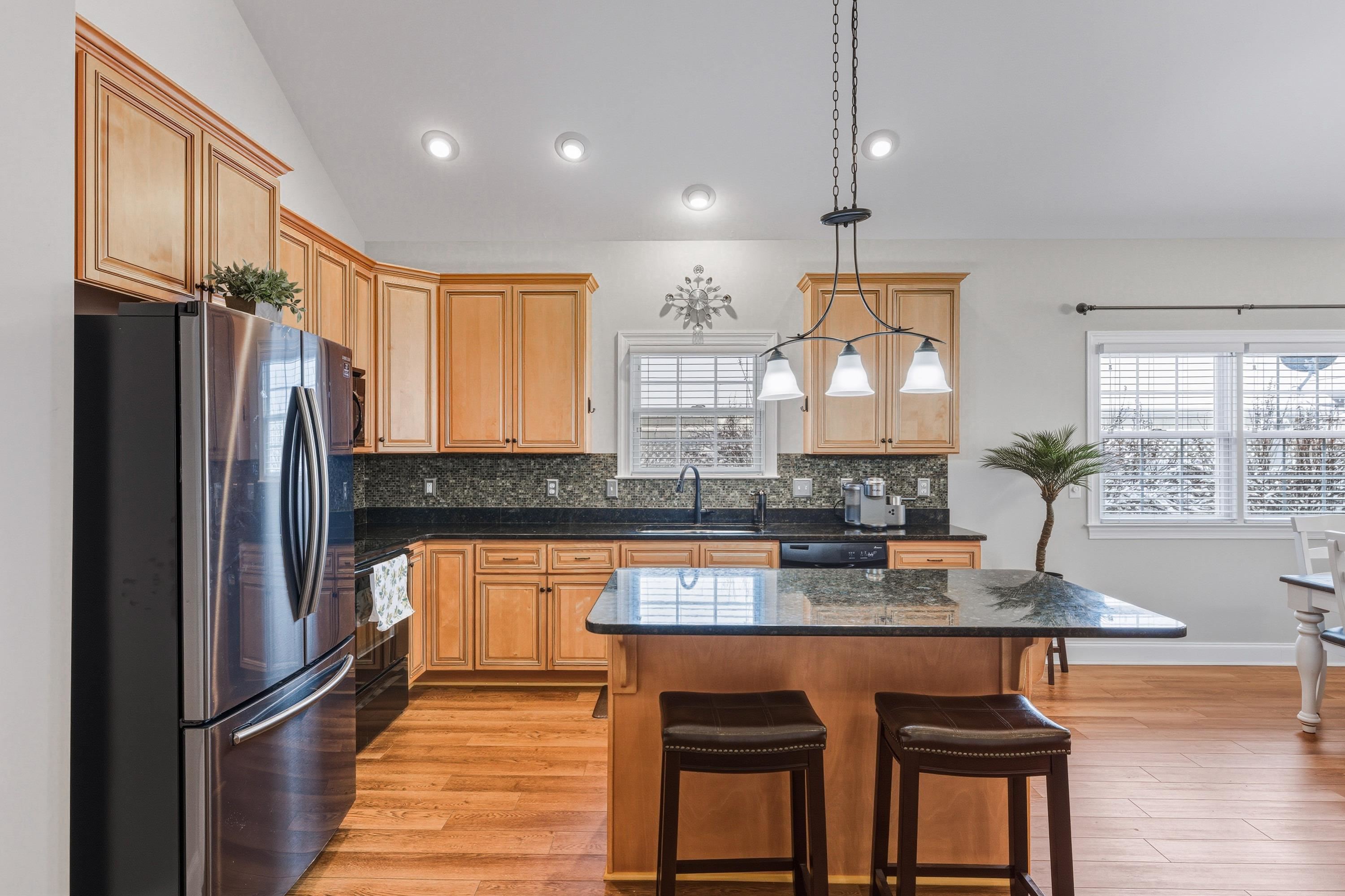 470 Callaway Circle Harrisonburg, VA 22801 - Photo 3 of 73 a kitchen with stainless steel appliances granite countertop a refrigerator a sink and a stove