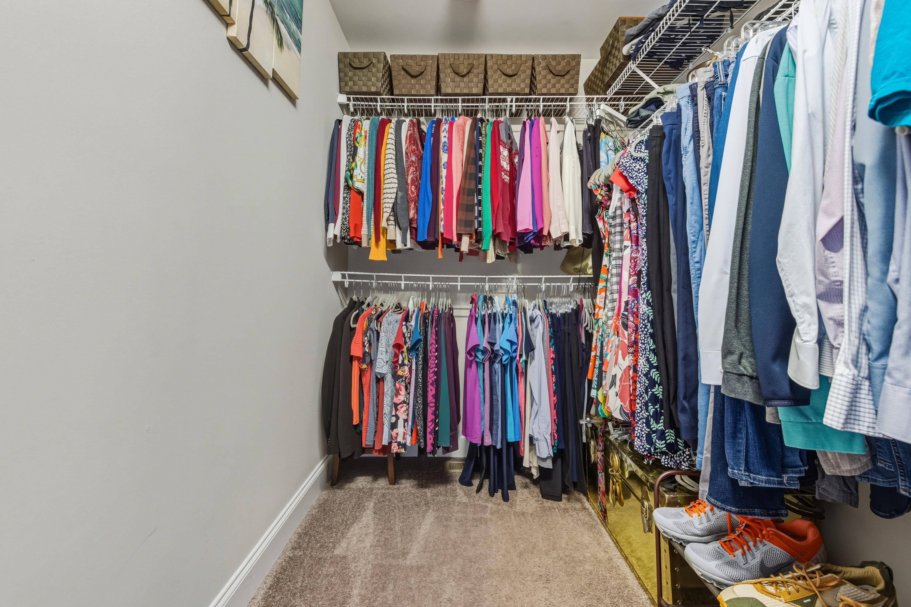 470 Callaway Circle Harrisonburg, VA 22801 - Photo 40 of 73 a view of walk in closet with clothes