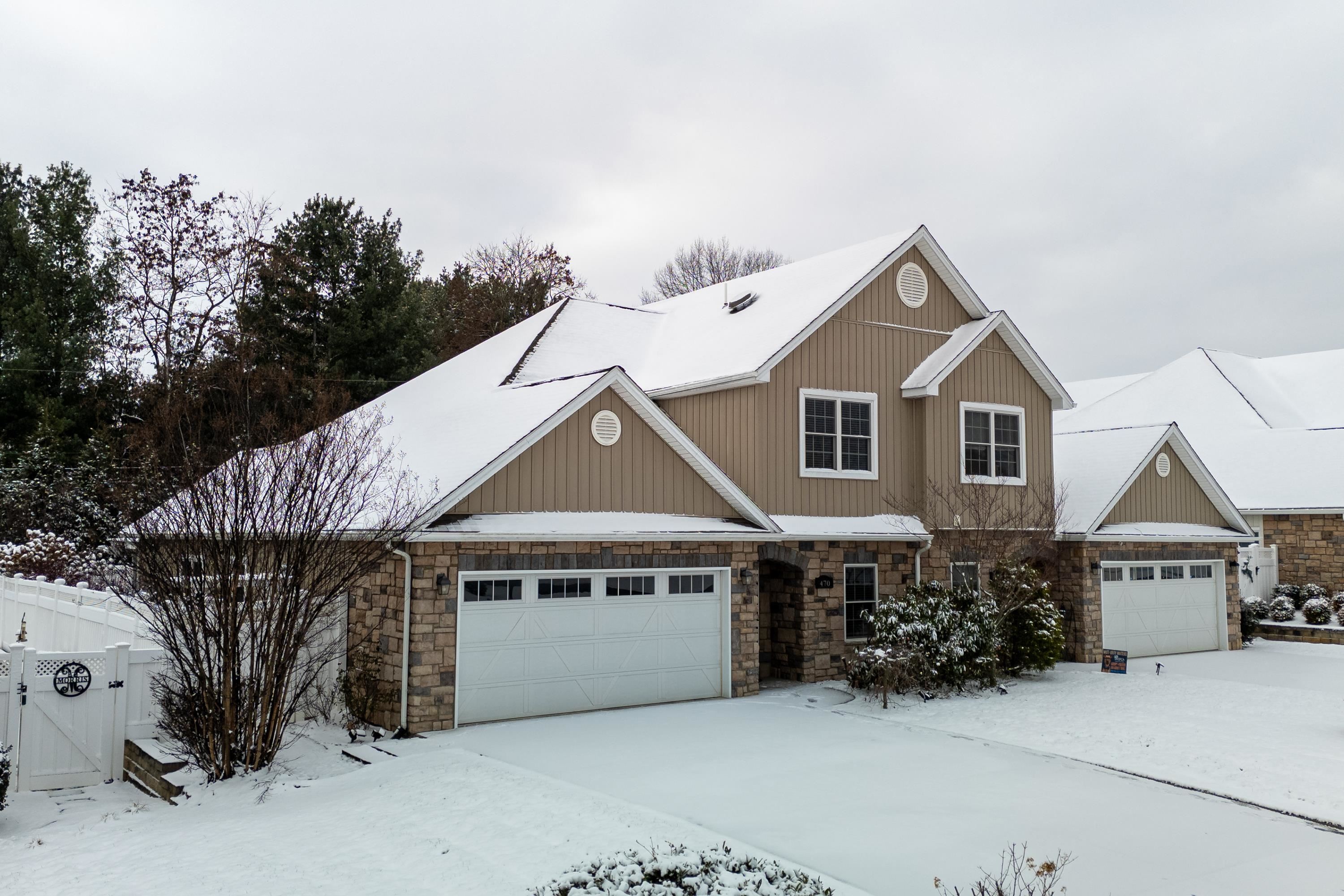 470 Callaway Circle Harrisonburg, VA 22801 - Photo 48 of 73 a front view of a house with a yard and garage