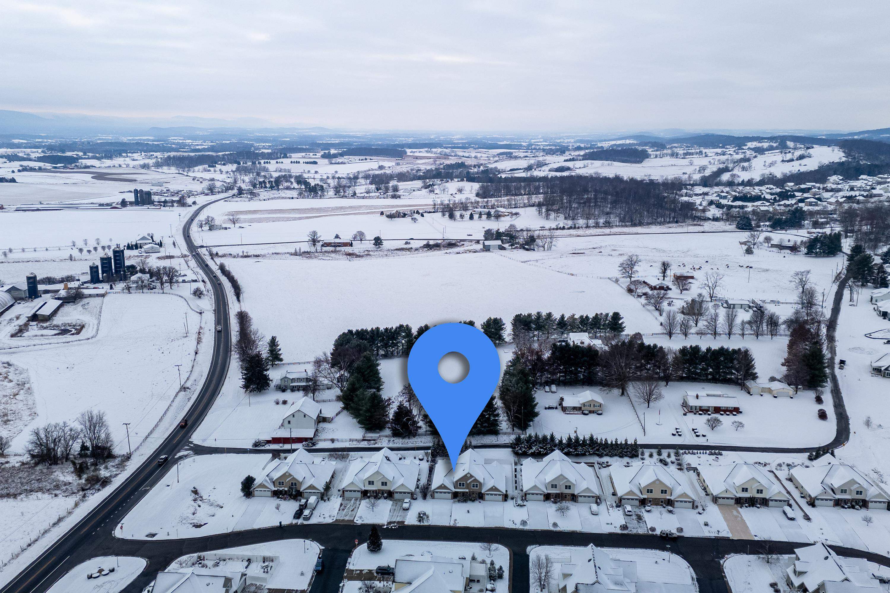 470 Callaway Circle Harrisonburg, VA 22801 - Photo 67 of 73 an aerial view of a house with outdoor space