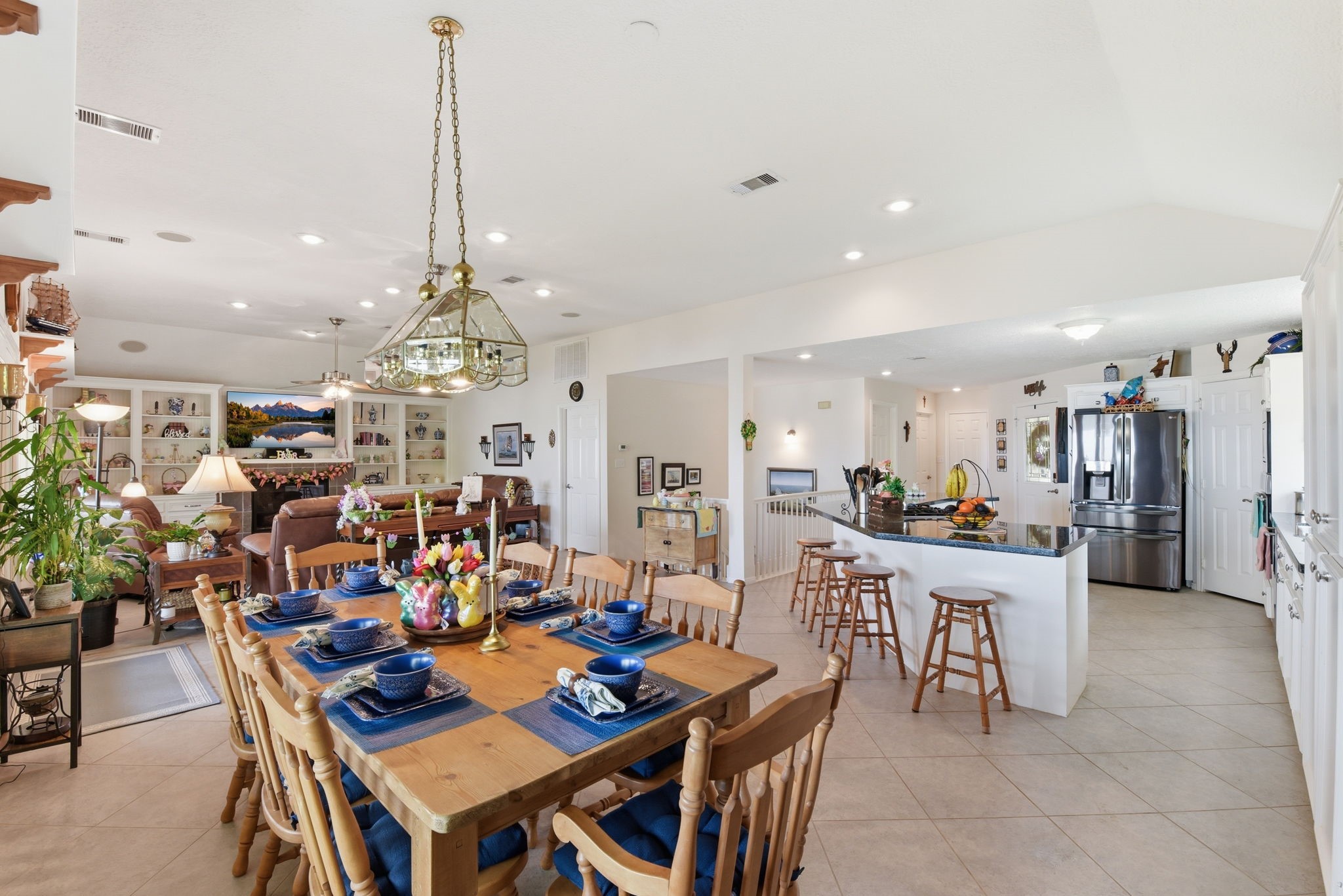 201 Lords Circle Coldspring, TX 77331 - Photo 15 of 48 a view of a dining room and livingroom view